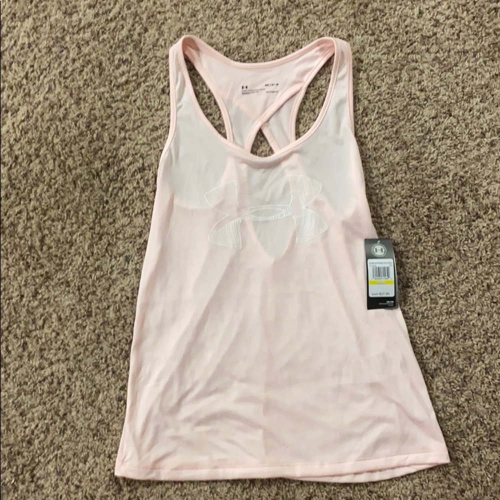 Light pink Under Armour tank top
